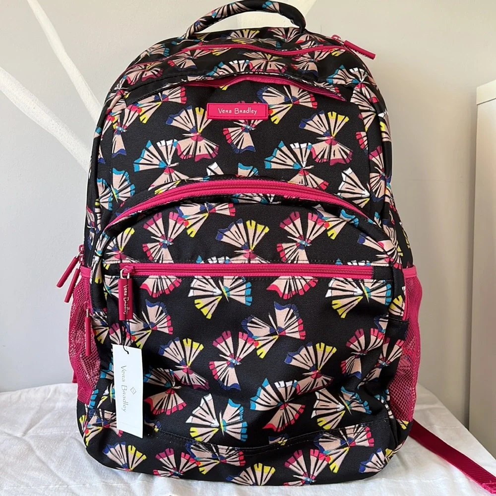 FREE 🎁 w/ Vera Bradley Lighten Up Essential Large Backpack Art Butterflies - Picture 10 of 13